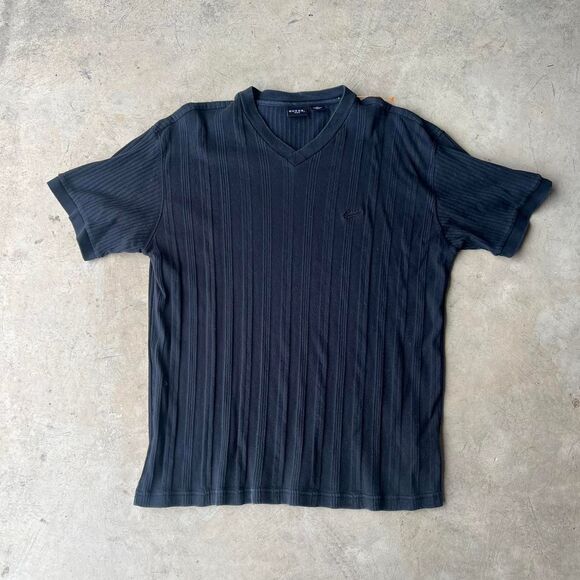 1990s Guess V neck y2k Black Mens size XL - Picture 1 of 2
